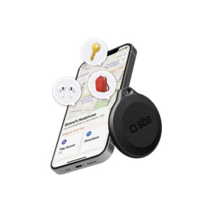 SBS Track My Circle Vandensaugus IP65 Lokatorius Suderinamas su Apple Find My - Juodas