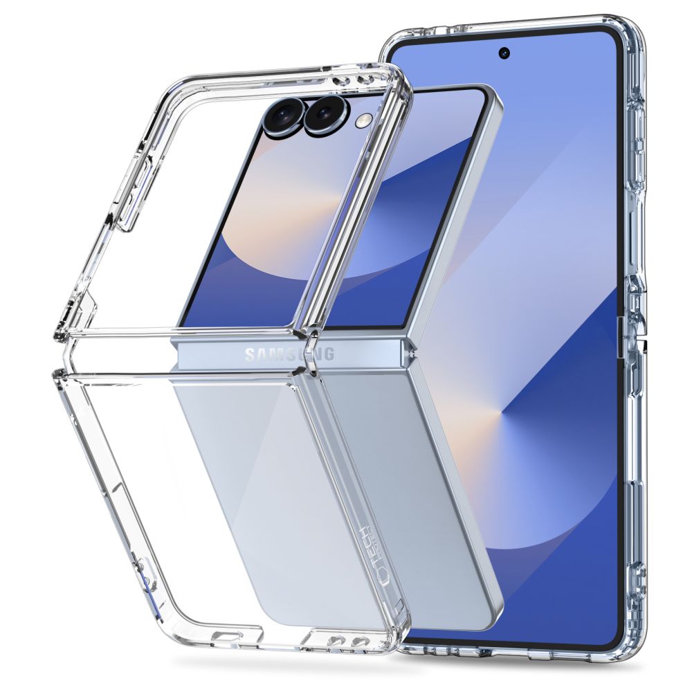 Dėklas Tech-Protect Flexair Hybrid Galaxy Z Flip 7, skaidrus