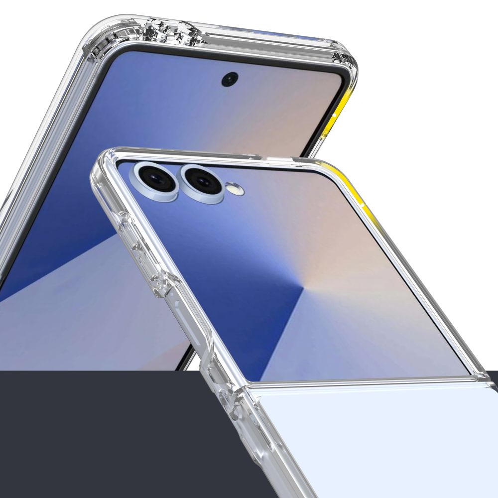 Dėklas Tech-Protect Flexair Hybrid Galaxy Z Flip 7, skaidrus