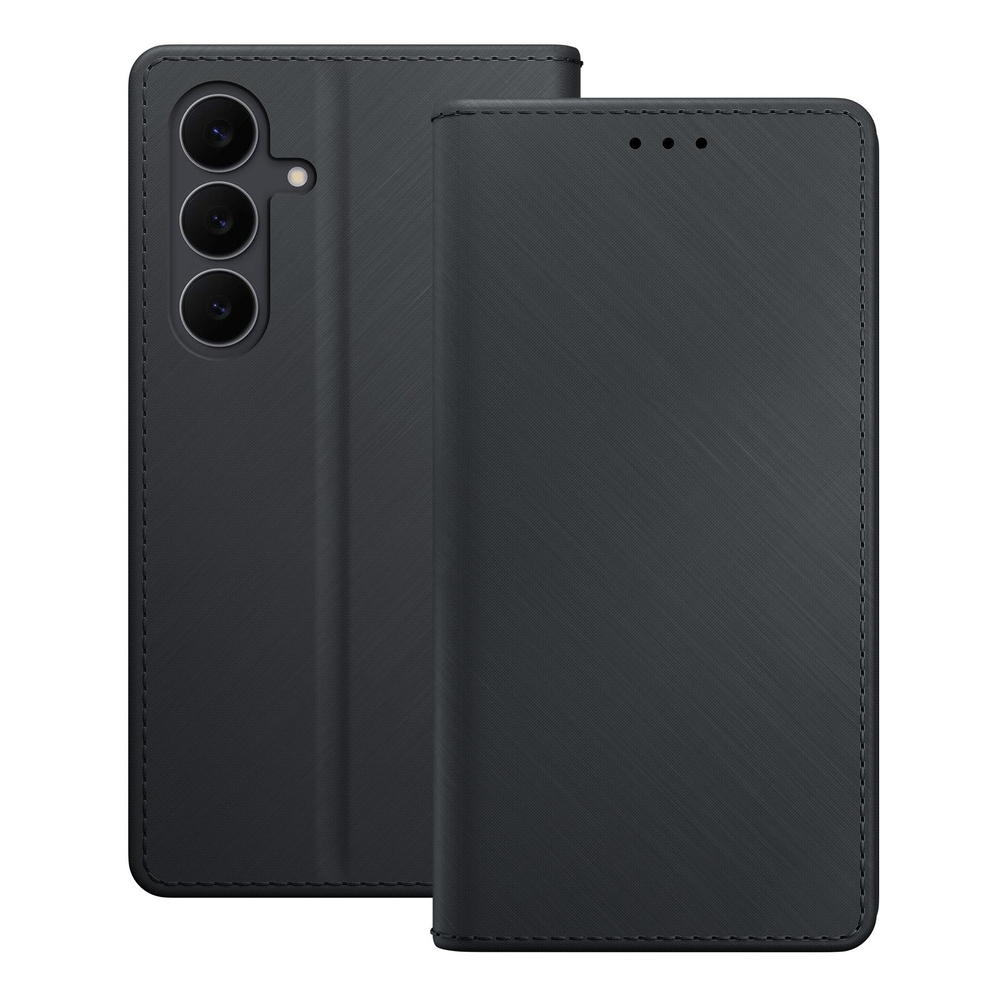 3mk piniginės dėklas, skirtas Samsung Galaxy S25 FE – juodas