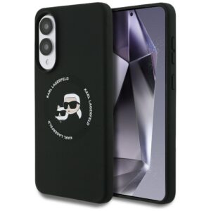 Karl Lagerfeld MagSafe dėklas Galaxy S25 Edge – juodas