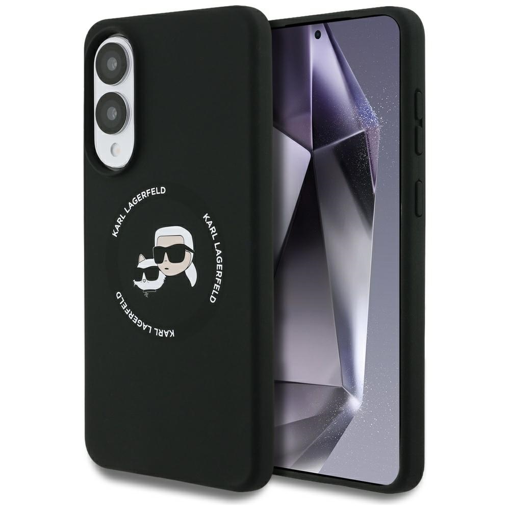 Karl Lagerfeld MagSafe dėklas Galaxy S25 Edge – juodas