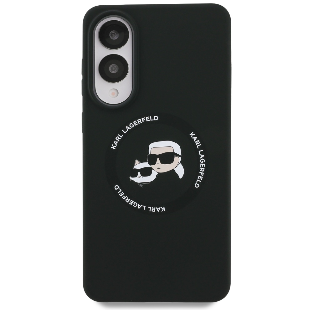 Karl Lagerfeld MagSafe dėklas Galaxy S25 Edge – juodas