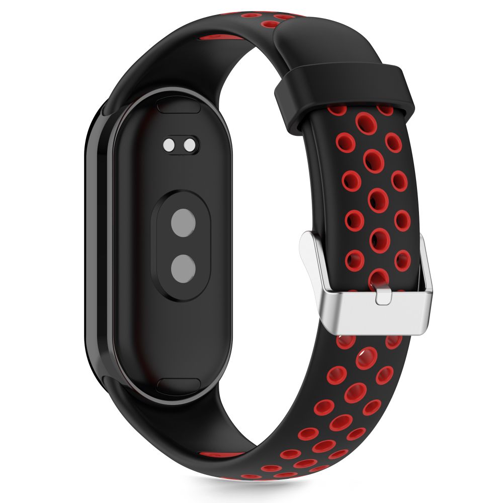 Dirželis Tech-Protect Iconband Air Xiaomi Smart Band 8 / 9 / 10 / NFC, juodas/raudonas