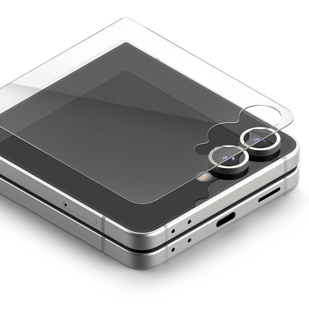 Apsauginis stiklas Ringke Cover Display Pro Galaxy Z Flip 7, 2 vnt., skaidrus