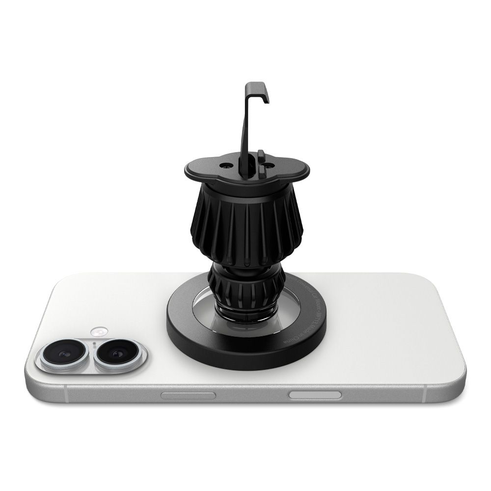 Automobilinis laikiklis Spigen MFT13 MagSafe, sidabrinis