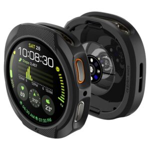 Dėklas Spigen Liquid Air Samsung Galaxy Watch 8 / 9 (44 mm), matinis juodas