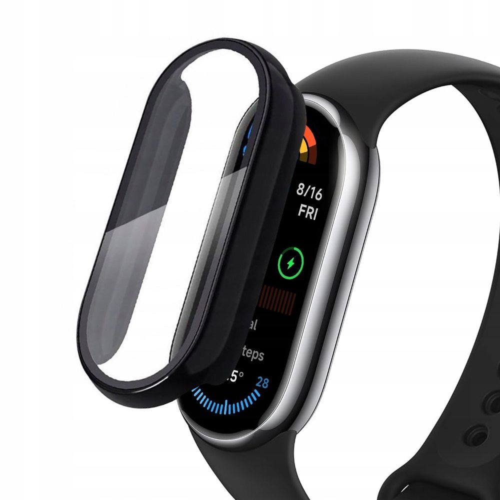 Dėklas Tech-Protect Defense Xiaomi Smart Band 10 / 10 NFC, juodas