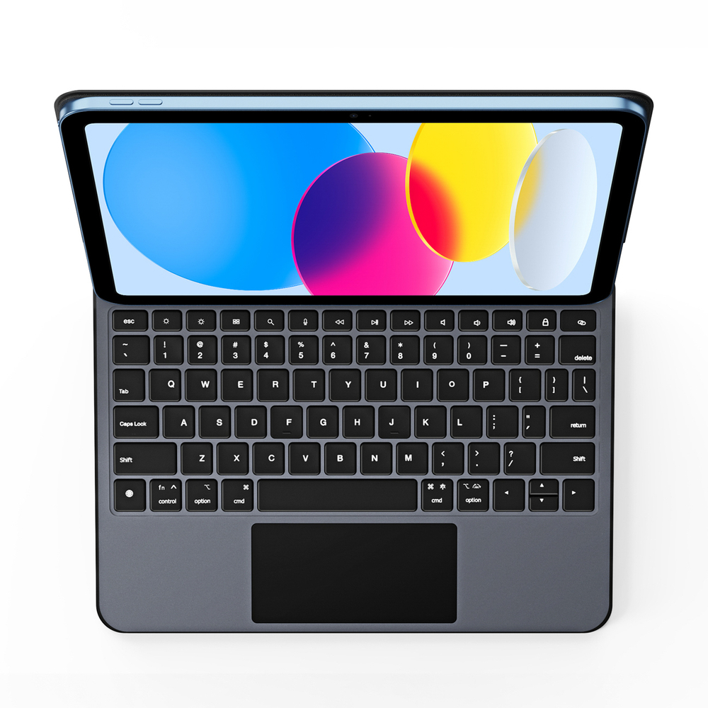 Dux Ducis (MK serijos) klaviatūros dėklas skirtas iPad 10" (2022) iPad 11" (2025) - juodas