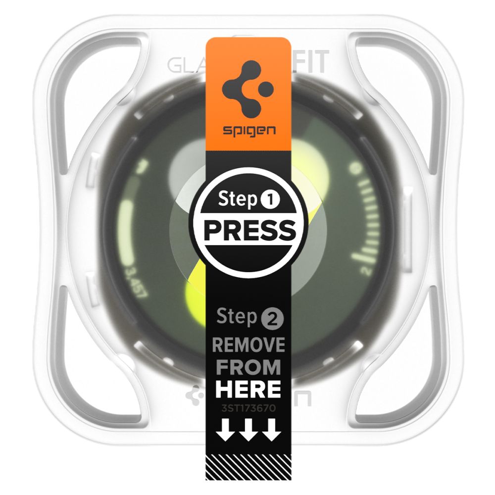 Apsauginis stiklas Spigen Glas.tR EZ Fit AC Samsung Galaxy Watch 8 / 9 (44 mm), 2 vnt., skaidrus