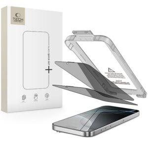 Apsauginis stiklas Tech-Protect Quick Set Spy+ Privacy iPhone 16 Pro, 2 vnt.