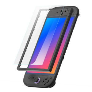 Dux Ducis HD grūdintas stiklas, skirtas Nintendo Switch 2 su montavimo rėmeliu
