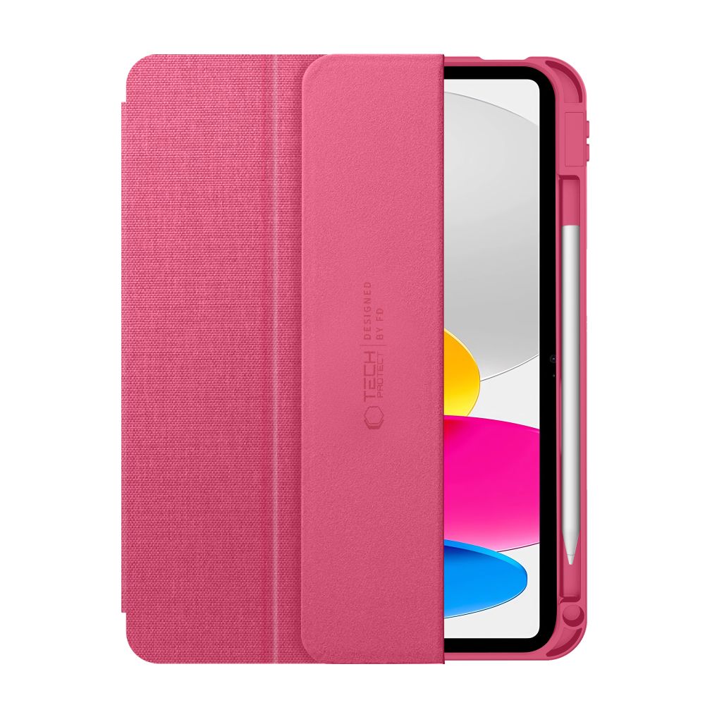 Dėklas Tech-Protect SC Pen Canvas iPad 10.9" 10 / 2022 / 11" 11 / 2025, rožinis