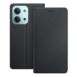 3mk piniginės dėklas, skirtas Xiaomi Redmi 15C – juodas