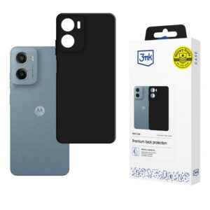 3mk matt dėklas skirtas Motorola Moto G05 / E15 G4 - Matte Black