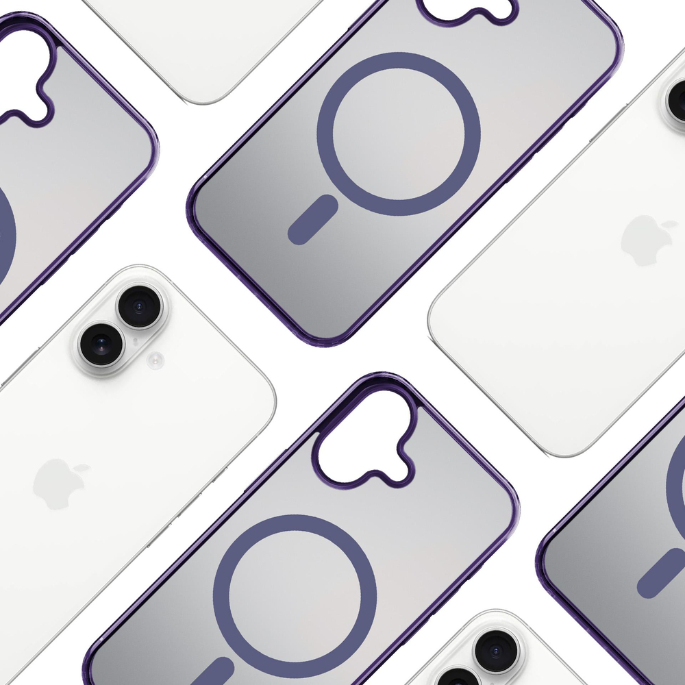 3mk Frosty MagCase skirtas iPhone 17 - Violetinis