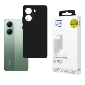 3mk matinis dėklas, skirtas Xiaomi Poco X7 Pro – matinis juodas