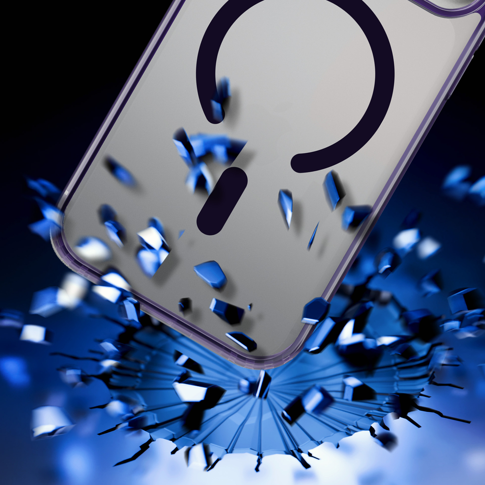 3mk Frosty MagCase, skirtas iPhone 17 Pro – violetinė