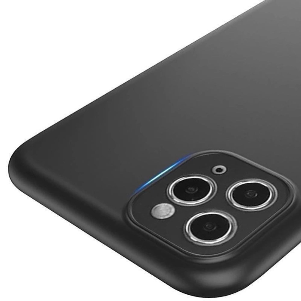 Minkštas TPU dėklas iPhone 17 Pro Max – juodas
