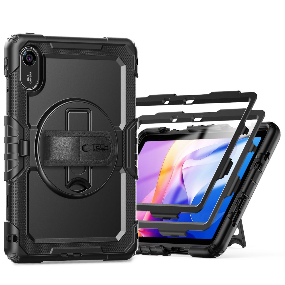 Dėklas Tech-Protect Solid 2-Set Xiaomi Redmi Pad 2 11.0, juodas
