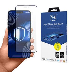 3mk HardGlass Matt Max grūdintas stiklas, skirtas iPhone 17 Pro Max