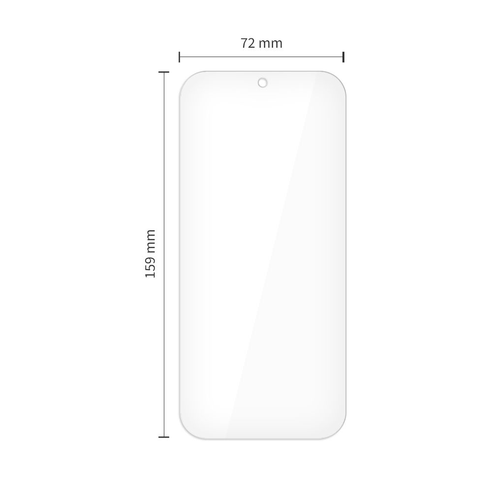 Apsauginis stiklas Tech-Protect Glass Fit+ 2 vnt. Google Pixel 9 Pro XL / 10 Pro XL / 11 Pro XL, skaidrus