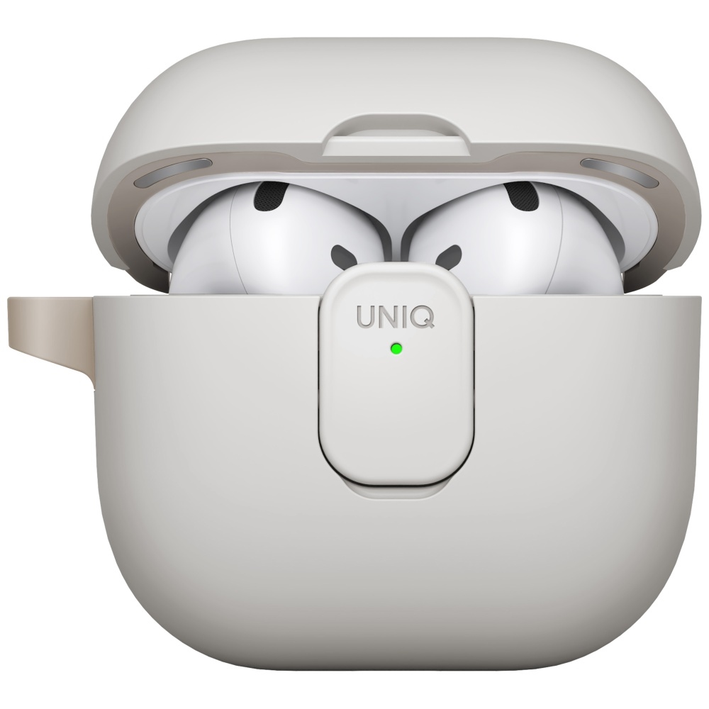 Uniq Clyde Lock dėklas AirPods 4 – smėlio