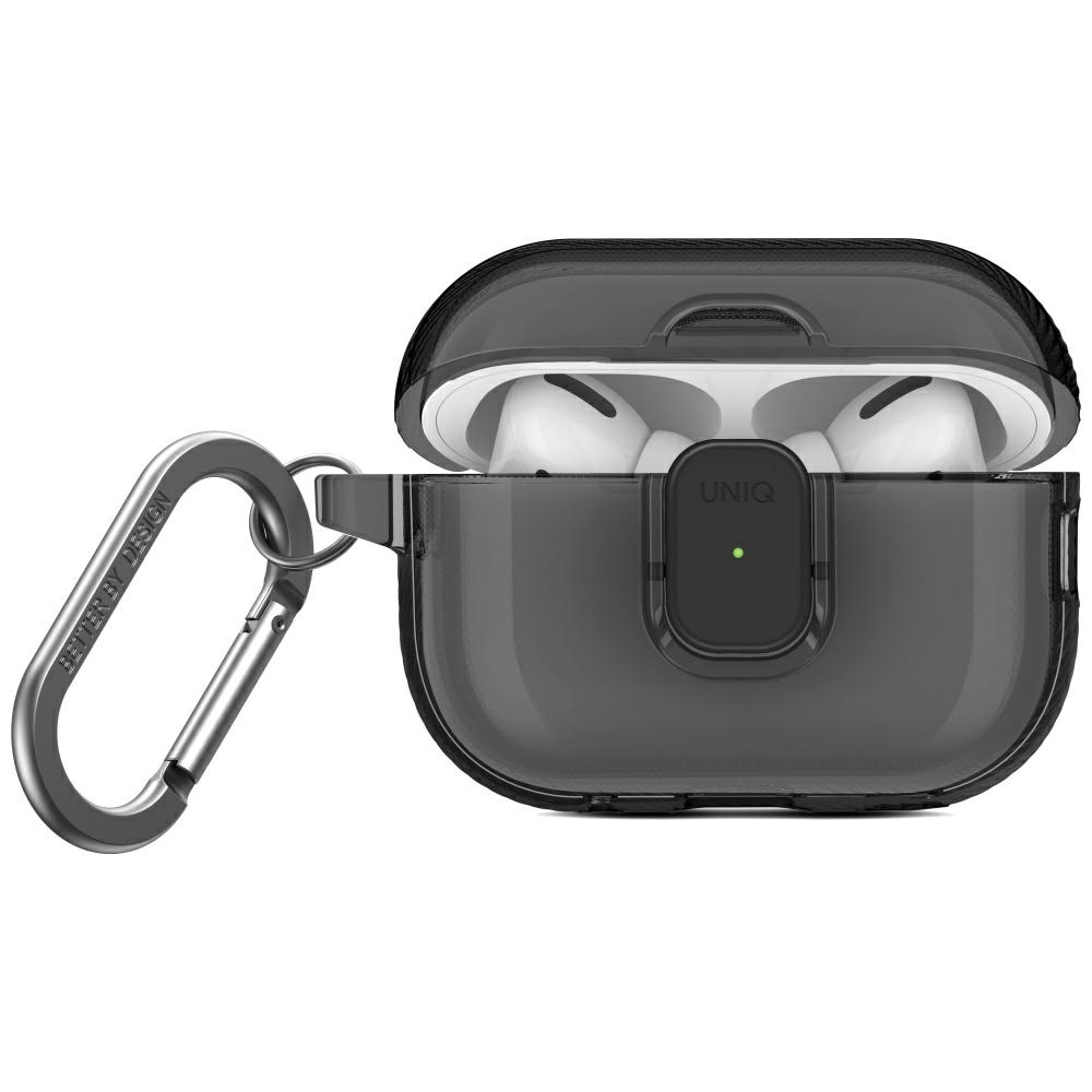 Uniq Glase Pro Lock dėklas AirPods Pro 2 – juodas