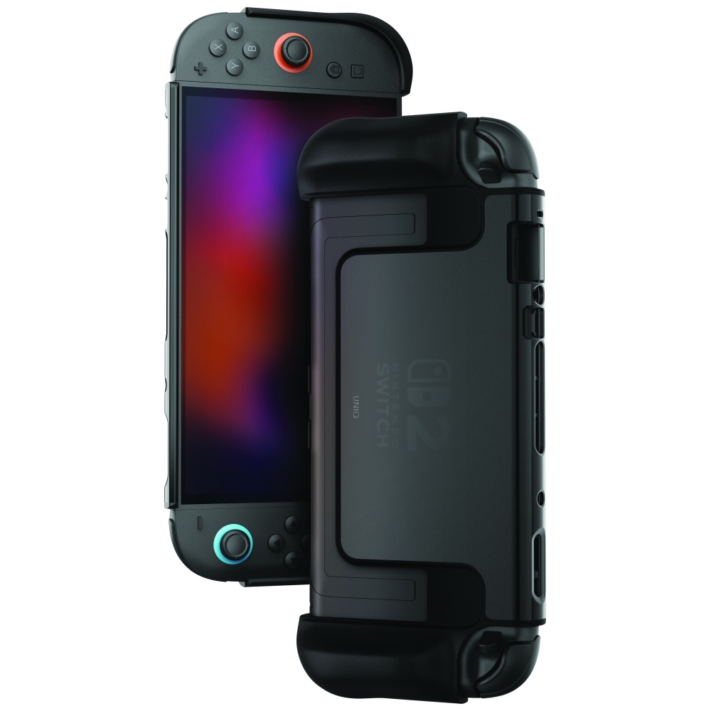 Uniq Hybrid Bytearmor dėklas, skirtas Nintendo Switch 2 - juodas