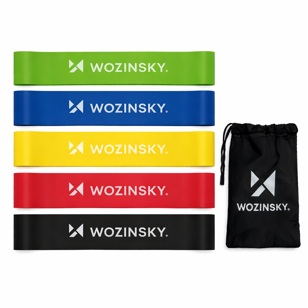 Pasipriešinimo juostos Wozinsky WGO-5 iš latekso - 5 vnt.