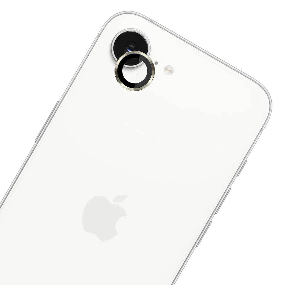 3mk Lens Protection Pro grūdintas stiklas, skirtas iPhone 16e – auksinis