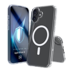 3mk Armor MagCase iPhone 16 - skaidrus