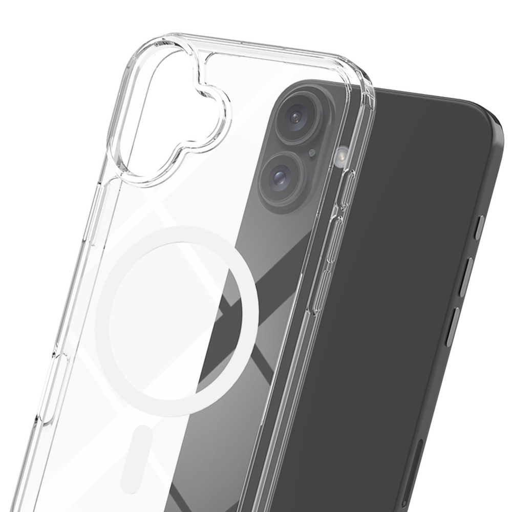 3mk Armor MagCase iPhone 16 - skaidrus