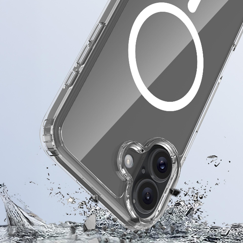 3mk Armor MagCase iPhone 16 - skaidrus