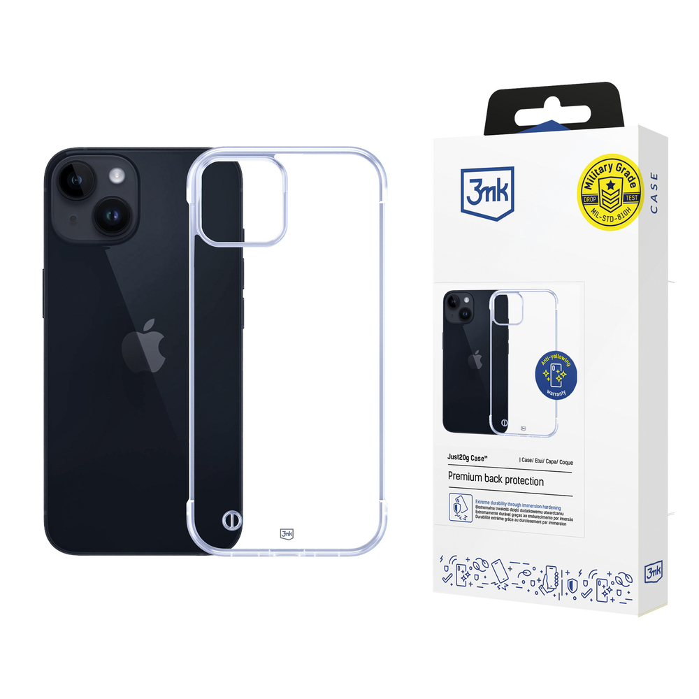 3mk Just20g skaidrus dėklas iPhone 13 - skaidrus