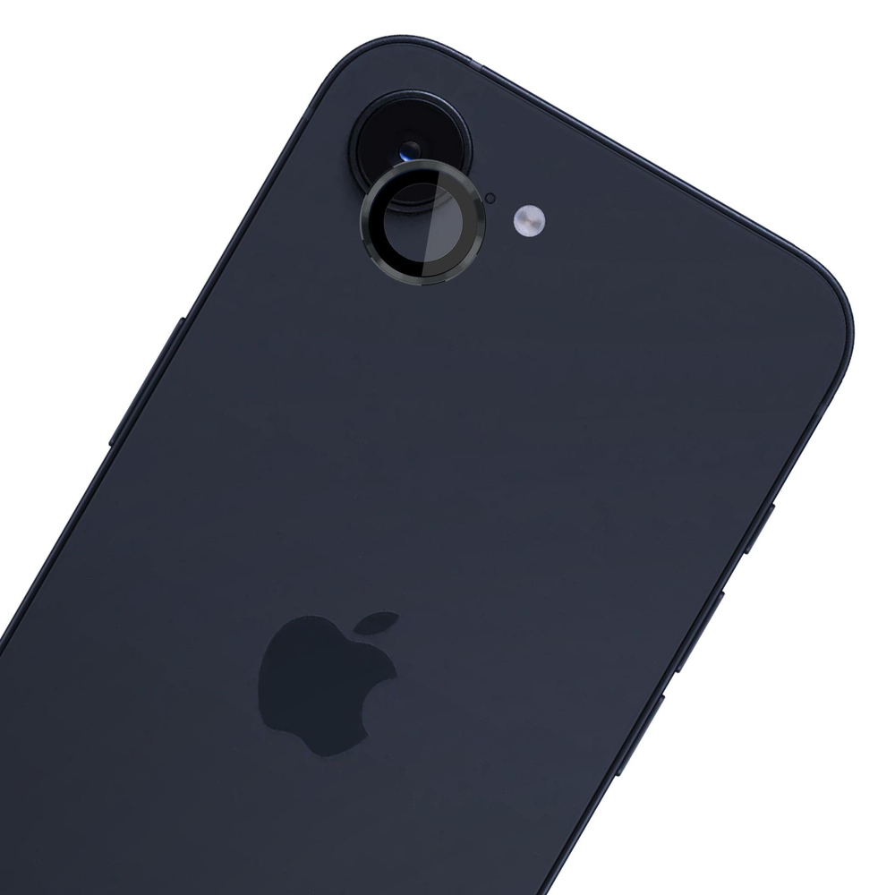 3mk Lens Protection Pro grūdintas stiklas, skirtas iPhone 16e – juodas