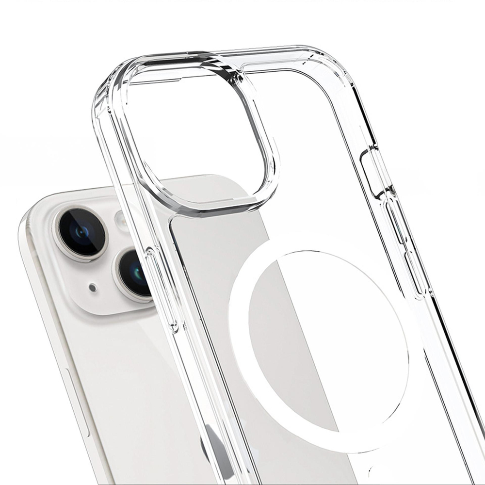 3mk Armor MagCase skirtas iPhone 13/14 - skaidrus