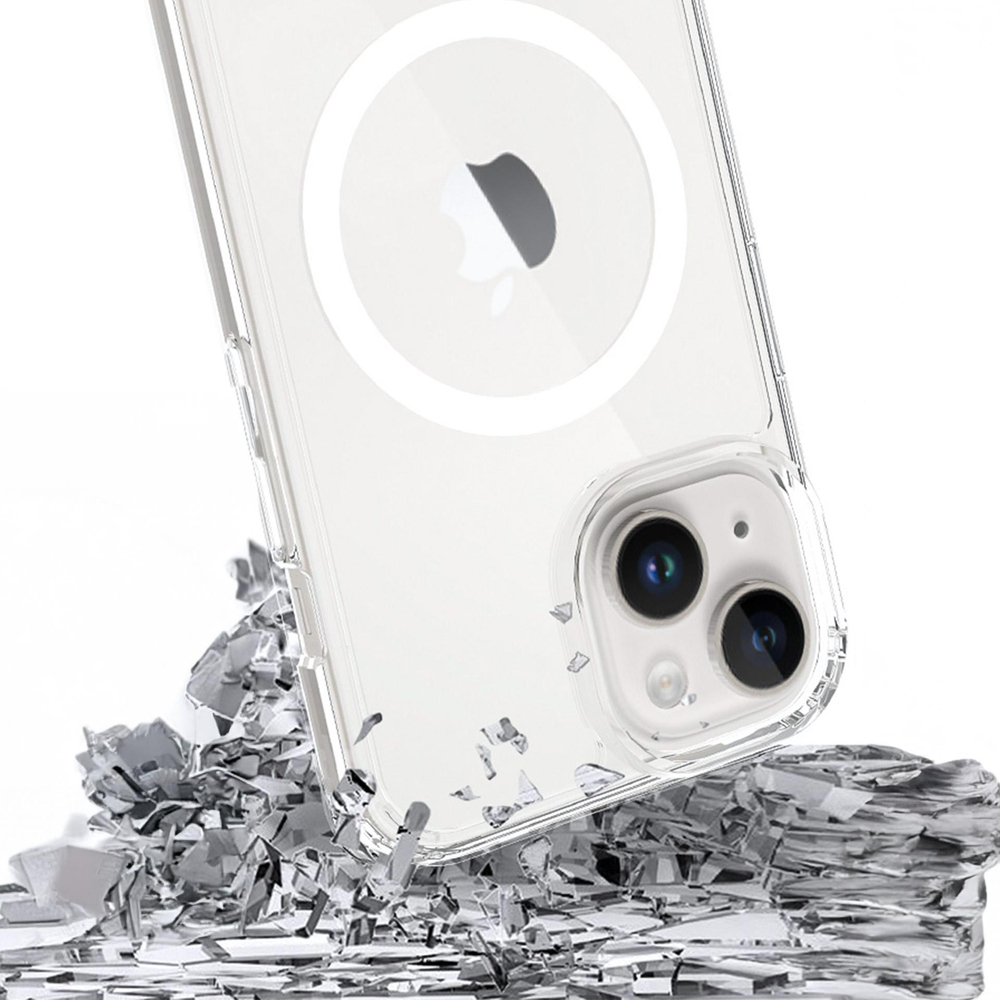 3mk Armor MagCase skirtas iPhone 13/14 - skaidrus