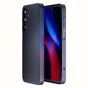 3mk Matt Case Pro, skirtas Samsung Galaxy M35 5G – matinė juoda