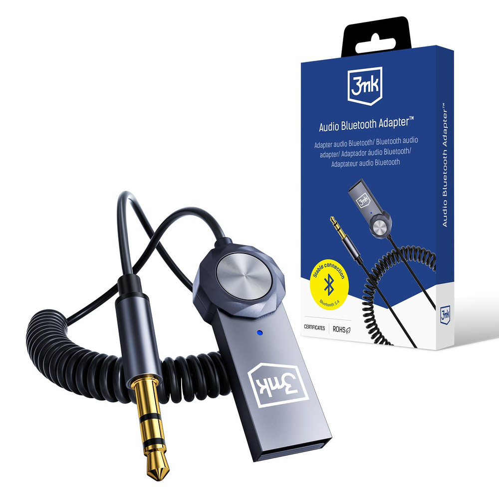 3mk Audio Bluetooth Adapter™ Bluetooth 5.4 siųstuvas su mikrofonu