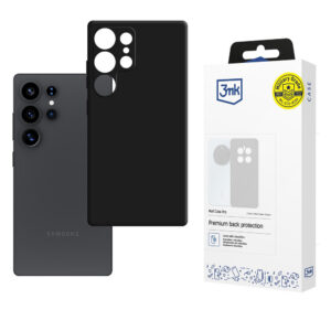 3mk Matt Case Pro, skirtas Samsung Galaxy S25 Ultra – matinė juoda