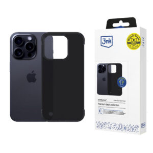 3mk Just20g matinis dėklas, skirtas Apple iPhone 13 Pro – matinė juoda