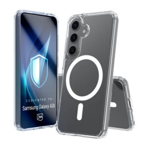 3mk Armor MagCase, skirtas Samsung Galaxy A16 4G / 5G – skaidrus