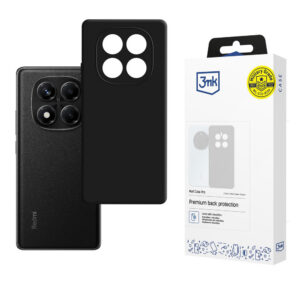 3mk Matt Case Pro dėklas, skirtas Xiaomi Redmi Note 14 Pro 4G – matinė juoda