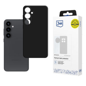 3mk Matt Case Pro, skirtas Samsung Galaxy S25+ – matinė juoda