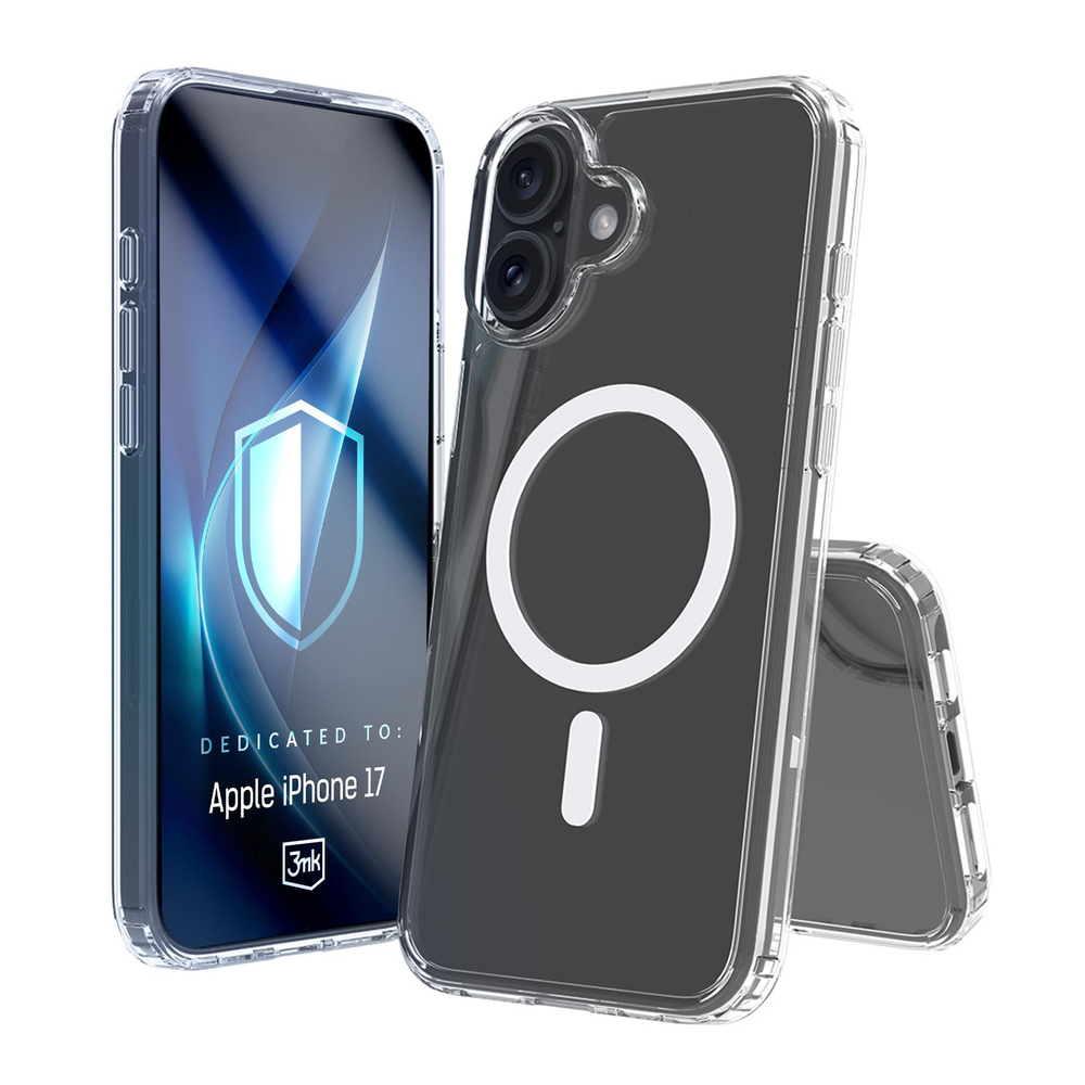 3mk Armor MagCase skirtas iPhone 17 - skaidrus