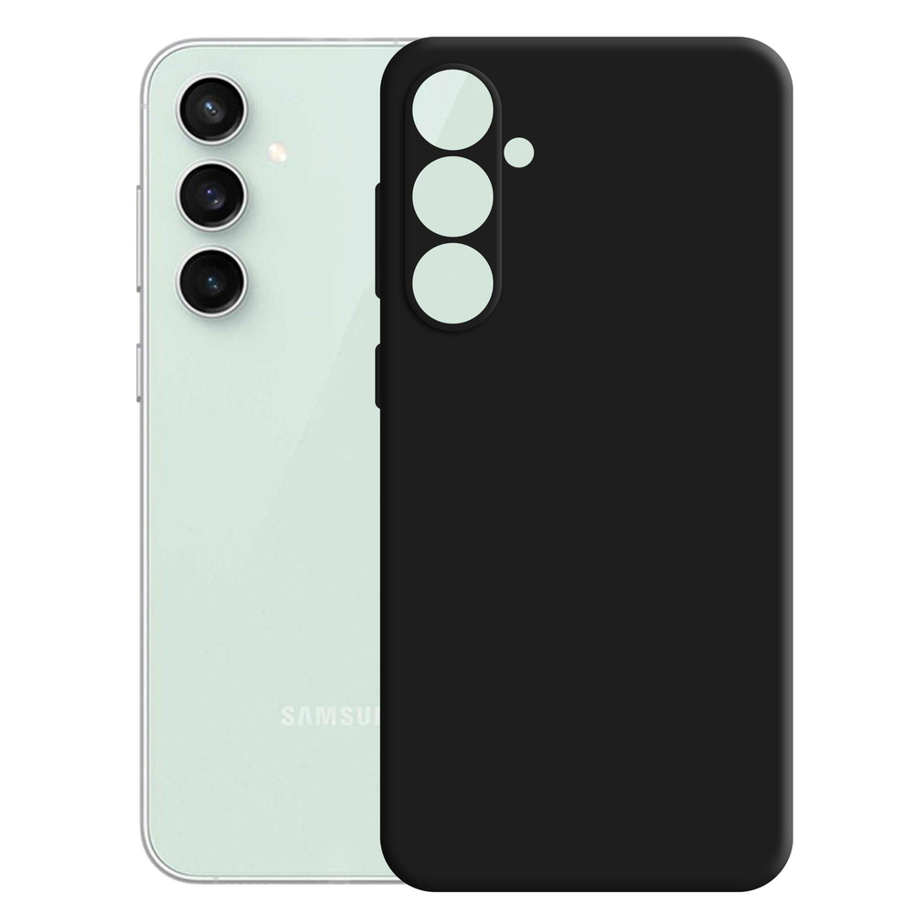 3mk Matt Case Pro, skirtas Samsung Galaxy S23 FE – matinė juoda