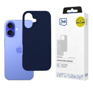 3mk Silikon dėžutė iPhone 16 Plus - tamsiai mėlyna