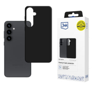 3mk Matt Case Pro, skirtas Samsung Galaxy S25 – matinė juoda