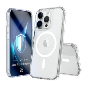 3mk Armor MagCase, skirtas iPhone 14 Pro Max – skaidrus